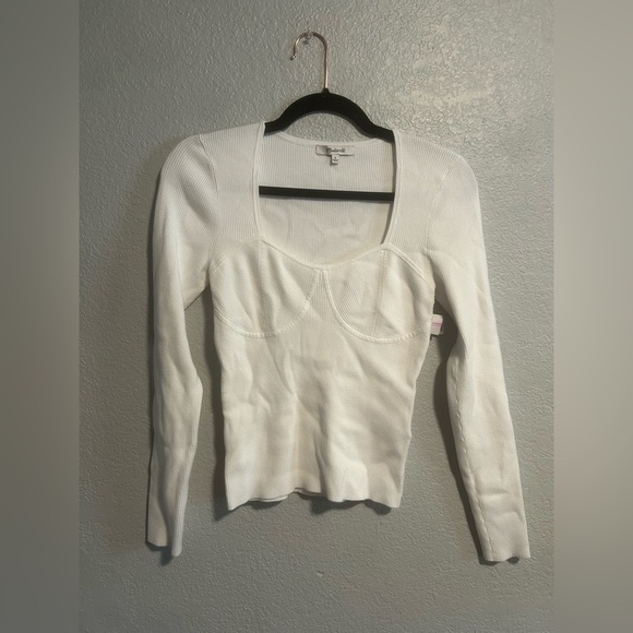 Madewell Wide Rib Sweater Top - Picture 6 of 9